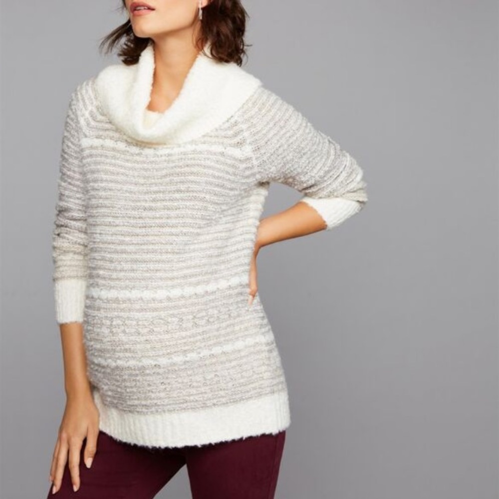 NWT Pea in the Pod Boyfriend Fit Maternity Sweater